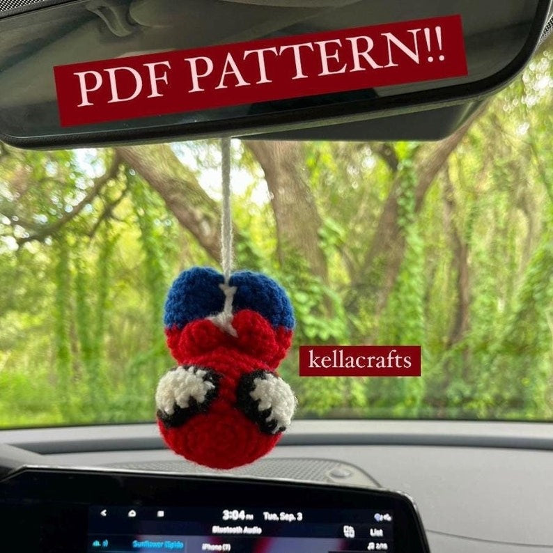 Crochet Hanging Spiderman Digital Pattern