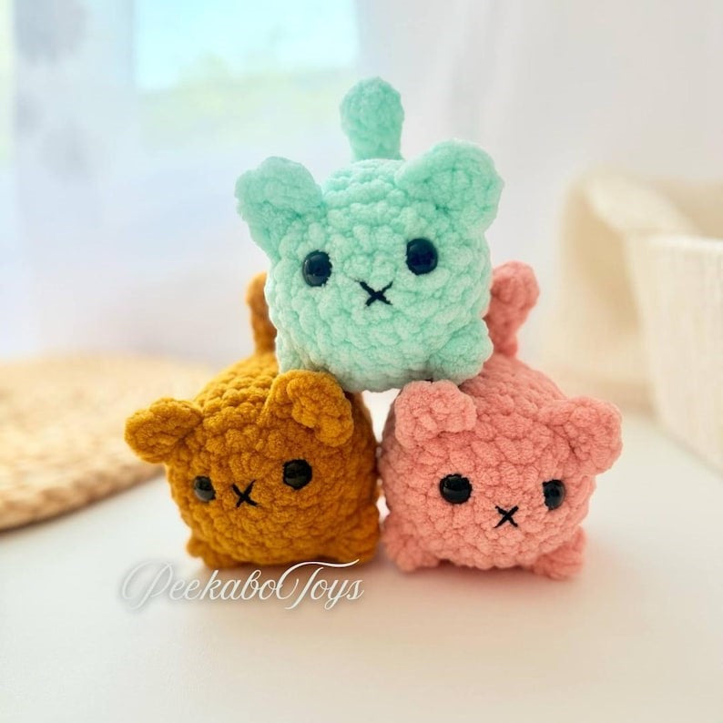 Crochet No Sew Cat Digital Pattern